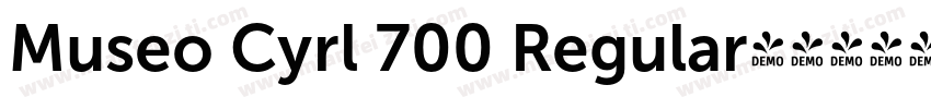 Museo Cyrl 700 Regular字体转换